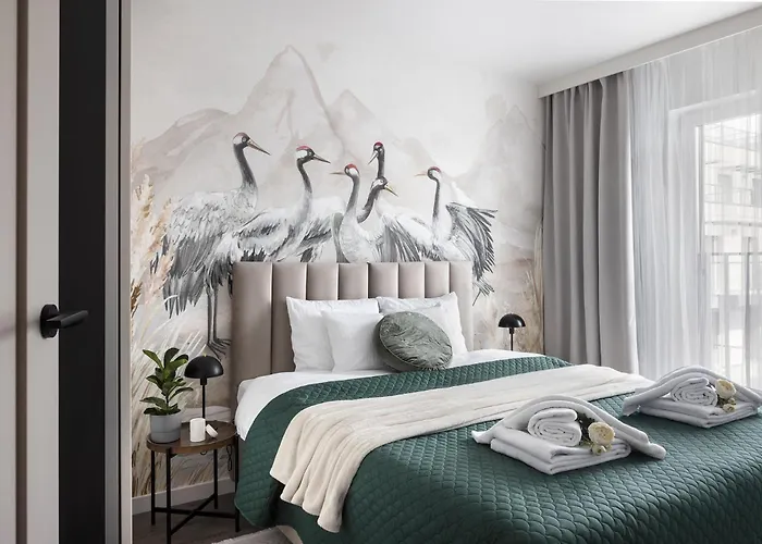 New #madalinskiego57 - Center, New Bulding, 2 Bedrooms, 2x Double Beds And A Fold-out Sofa, Separate Kitchen, Air Conditioning, Balcony, Underground Parking, Self Check In 24h, Internet, Netflix, Coffee Machine, Washing Machine,1 Km To The Railw *