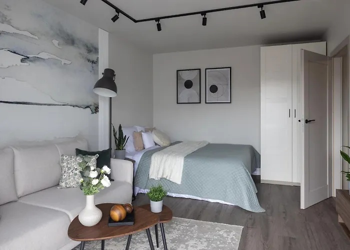 Appartement New #madalinskiego57 - Center, New Bulding, 2 Bedrooms, 2x Double Beds And A Fold-out Sofa, Separate Kitchen, Air Conditioning, Balcony, Underground Parking, Self Check In 24h, Internet, Netflix, Coffee Machine, Washing Machine,1 Km To The Railw