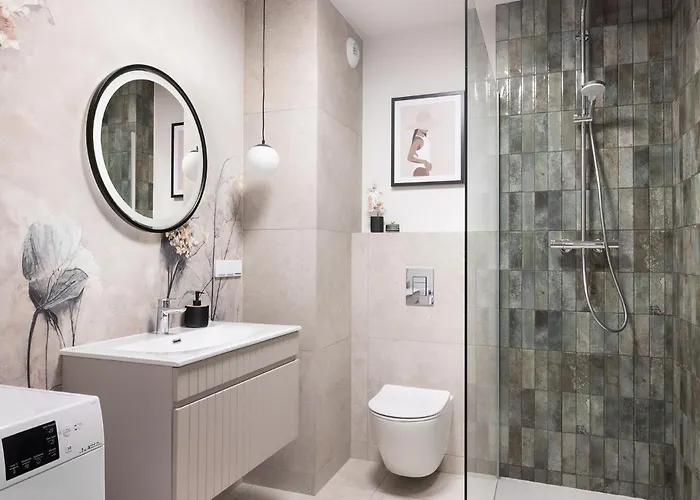 New #madalinskiego57 - Center, New Bulding, 2 Bedrooms, 2x Double Beds And A Fold-out Sofa, Separate Kitchen, Air Conditioning, Balcony, Underground Parking, Self Check In 24h, Internet, Netflix, Coffee Machine, Washing Machine,1 Km To The Railw Wrocław